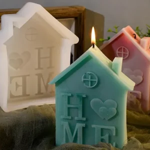 Molde de Silicona Casita con Letras HOME