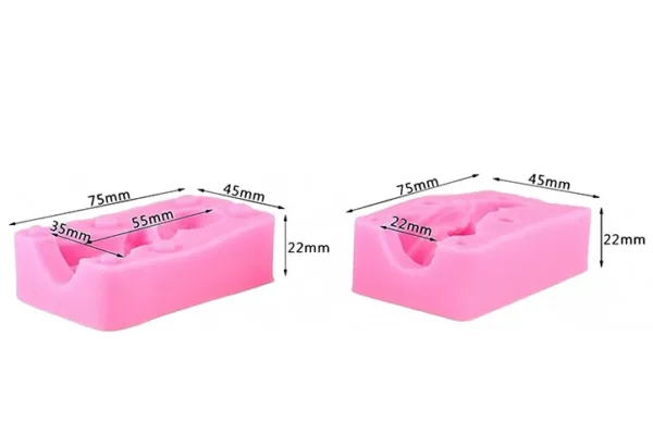 Molde de Silicona Angelito Nena Rezando para Yeso, Cemento y Resina