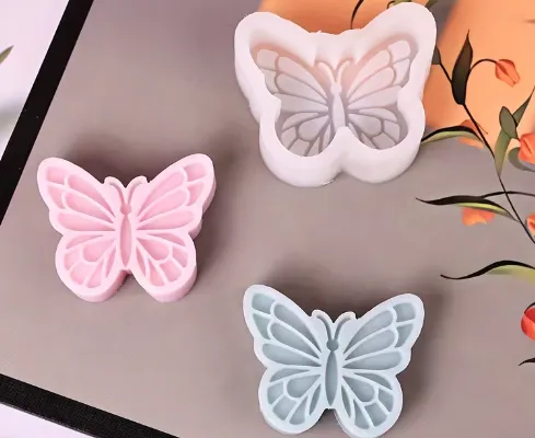 Molde de Silicona Mariposa Calada para Resina yeso, vela y Manualidades