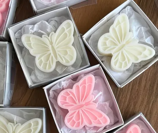 Molde de Silicona Mariposa Calada para Resina yeso, vela y Manualidades