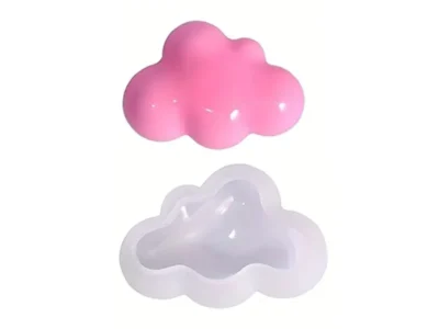 Molde silicona nube 3D mediana- Molde de Silicona Nube 3D MEDIANA para Resina, Yeso y Cemento